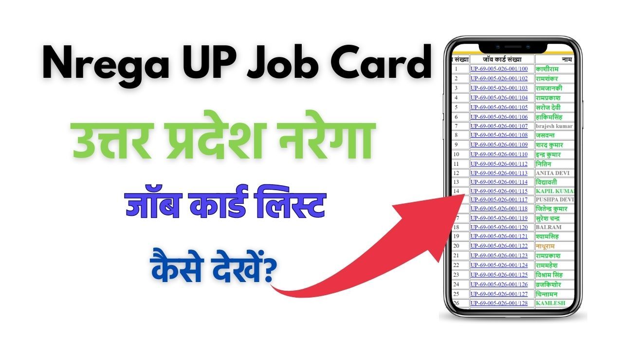 NREGA UP Job Card List - नरेगा उत्तर प्रदेश जॉब कार्ड लिस्ट