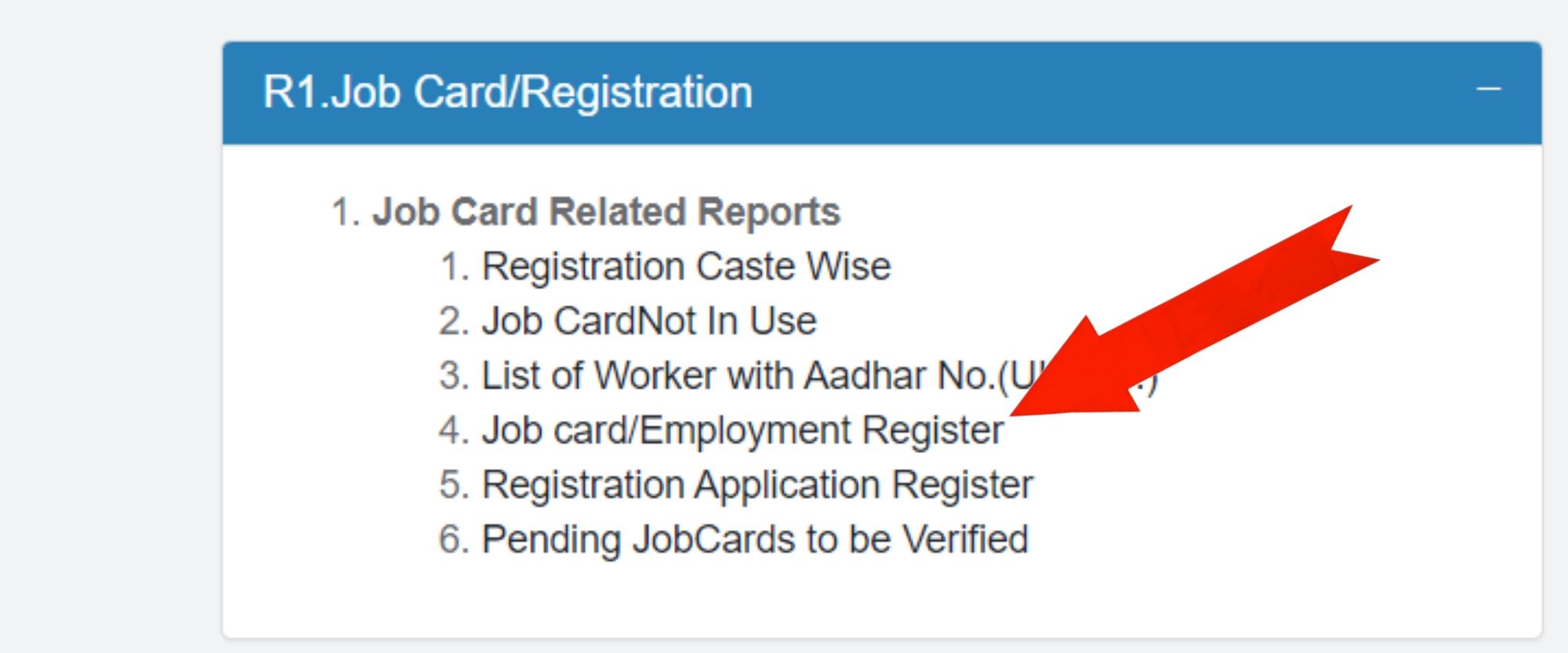 NREGA Employment Register